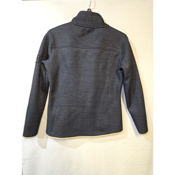 Ascend Women's Dark Gray & Tan, Full Zip Fleece, Jacket, Light Weight, Size M - Picture 8 of 8